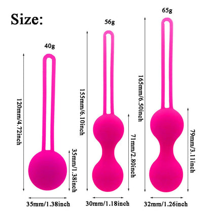 Safe Silicone Smart Ball Vibrator Kegel Ball Ben Wa Ball Vagina Tighten Exercise Machine Sex Toy for Women Vaginal Geisha Ball