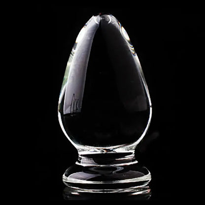 Pure Pleasure Sensual Glass Butt Plug sex toys for woman lesbian anus G SPOT squirt Crystal BIG BALL GAY DICK prostate anal plug