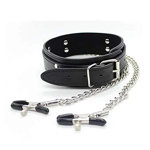 Adult Games Sexy Toys For Women Couples BDSM Bondage Fetish Collar Chain Collars Nipple Clamps Vagina Clitoris Sex Products
