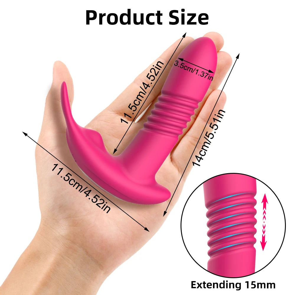 Penetration Vagina Vibrator Female Clitoris Stimulator Dildo Vibrator Sex Toy Wearable Panties Vibrator Adult Sex Toys for Women
