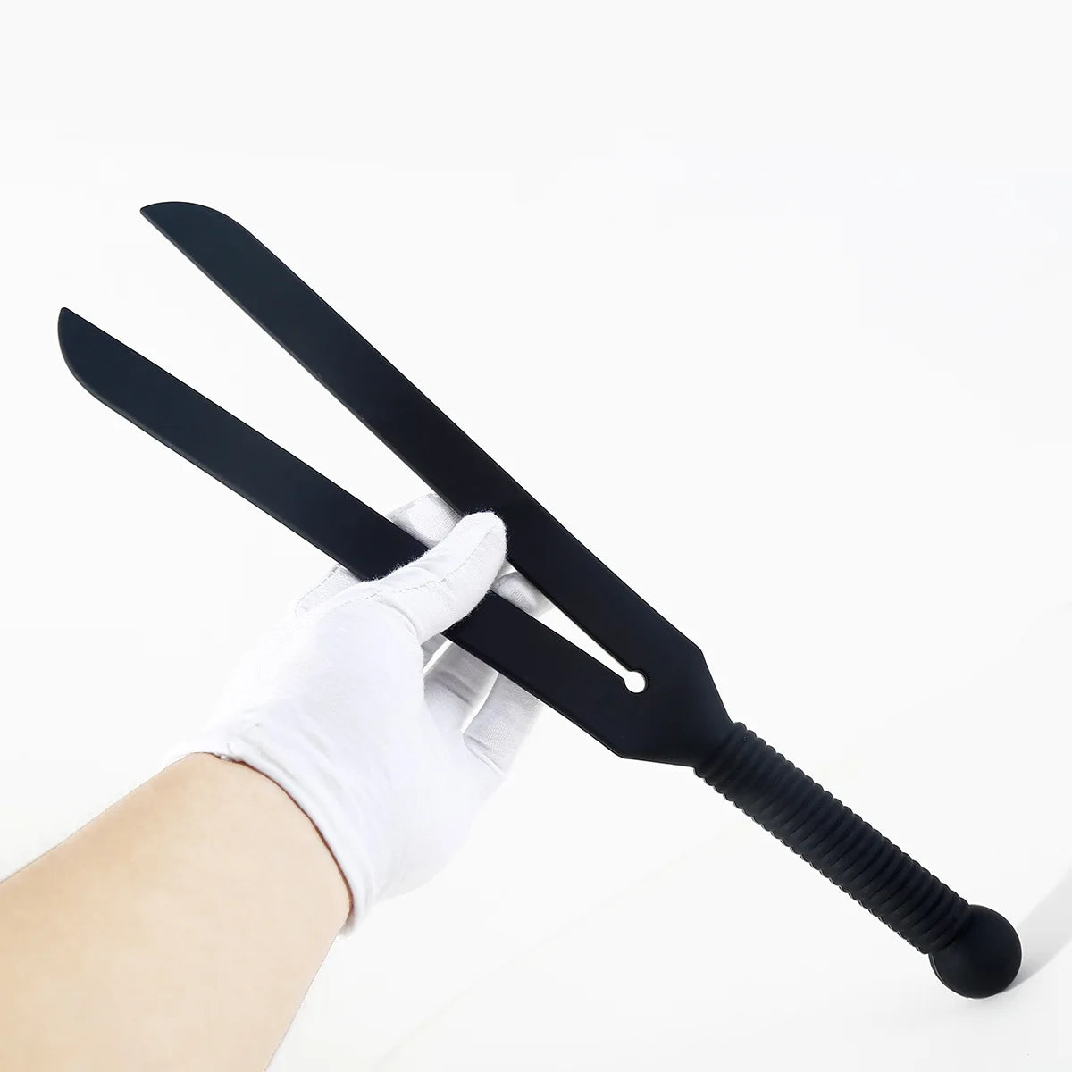 38CM Black Silicone Paddle Slapper Whip BDSM Bondage Sex games Adult Toys Horse Whip Sex Toys for Men Women