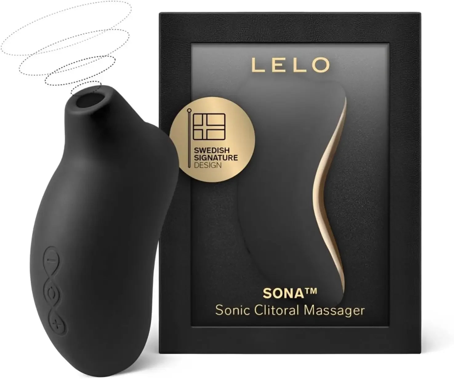 LELO SONA Sonic Massager, Waterproof Clit Sucker, Rechargeable Pulsating Vibrator for Women, Suction Vibrator Adult Sex Toy