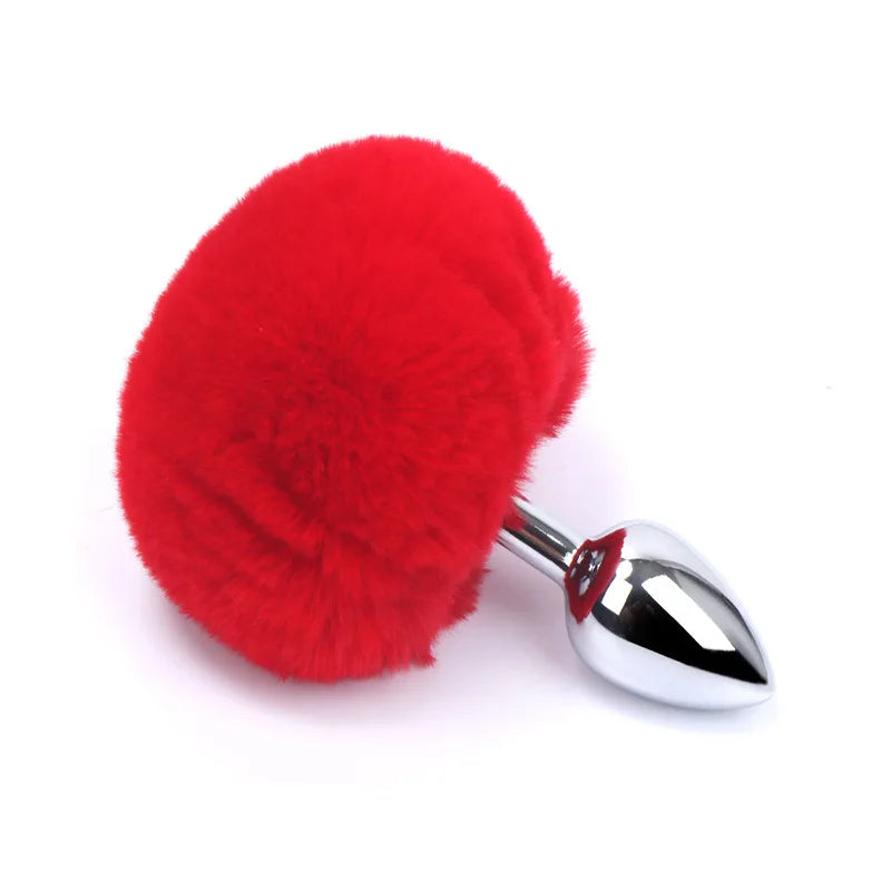 Sexy Fox Tail Anal Plug Metal Butt Plug Anal Sex Toys for Women Cosplay Sex Games For Couples Flirting Dildo Goods For Adults 18