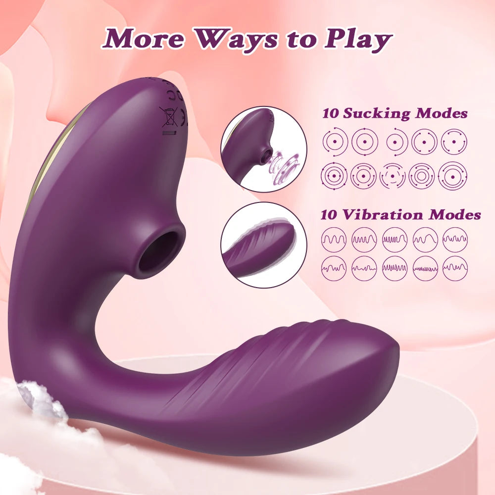 Powerful Sucker Clitoris Vibrator For Women Clit Clitoral Sucking Vacuum Stimulator G-Spot Dildo Vibrating Adults Sex Toys Goods