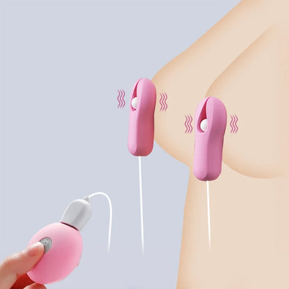 Enhancer Nipple Stimulator Breast Massage Nipple Clamp Nipple Vibrator Clamp For Women Sex Toys Couples Female Adult Supplies