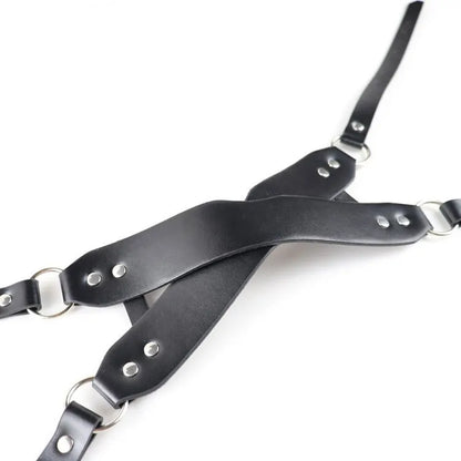 CKQU BDSM Leather Adjustable Neck Collar with Metal Chain & Bell for Adult Bondage Roleplay Luminous Safe Control Hot Sale