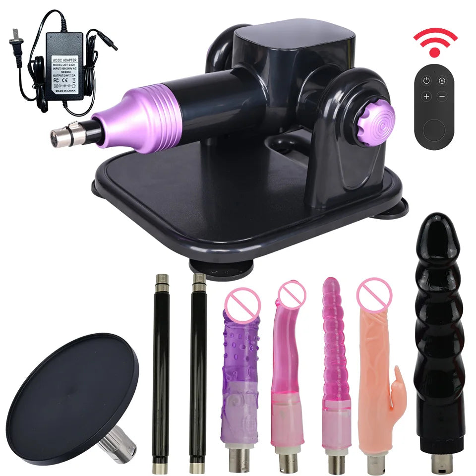 ROUGH BEAST A8 Automatic Adult Sex Machine, Stroke Masturbation Sex Toy, 3XLR Telescope Love Machine For Women And Men