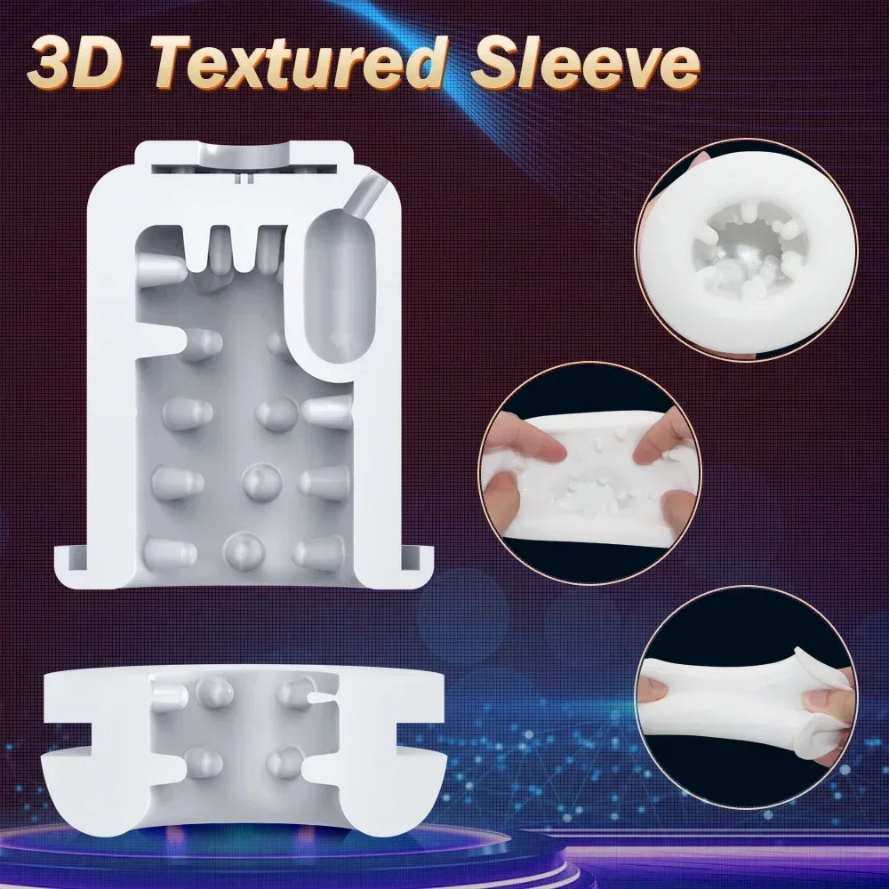 Automatic Telescopic Vibration Heated for Men Pussy Pocket Massager Pocket  Male Masturbator Masturbation Cup Sex Toys Adult 18+