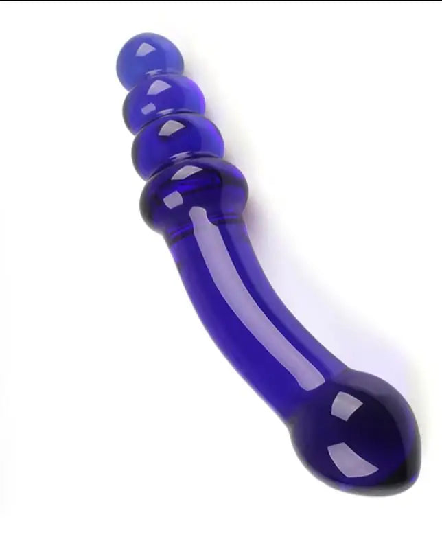 Ribbed G-Spot Sensual Glass Dildo Anal Beads Toys EROTIC Crystal Butt Plug Prostate Massage Masturbation Sex toys for Women men