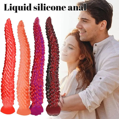 New  Tentacle Anal Plug Long Thick Dildo Silicone Large Butt Plug Suction Cup Anal Toy Dilator Adult Toy Men Women