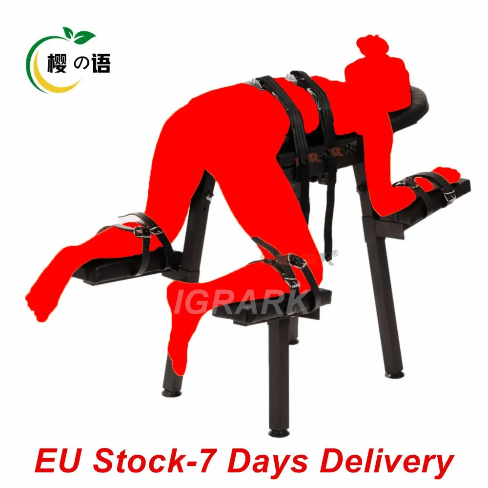 Couples Kneeling Love Chair Furniture Masturbation Machine Vibrators BDSM Bondage Handcuffs Sex Toys For Women Men Adult Games