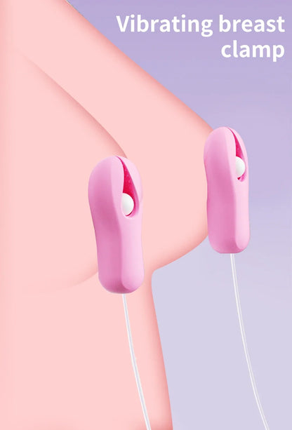 Enhancer Nipple Stimulator Breast Massage Nipple Clamp Nipple Vibrator Clamp For Women Sex Toys Couples Female Adult Supplies