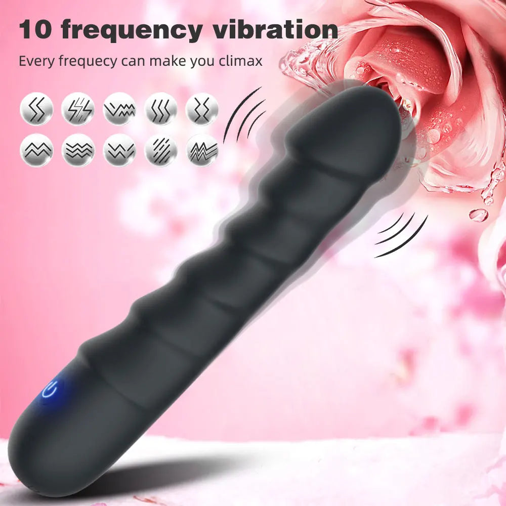 10 Modes Dildo Vibrator Strong Motor G-spot Clitoral Stimulator Vagina Massage Female Masturbator Adult Sex Toys For Woman Man