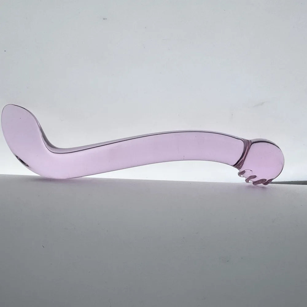 Crystal Glass Simulation Female Masturbation Orgasm Apparatus Anal Plug 150*25mm Alternative Stimulation BDSM Couple Sex