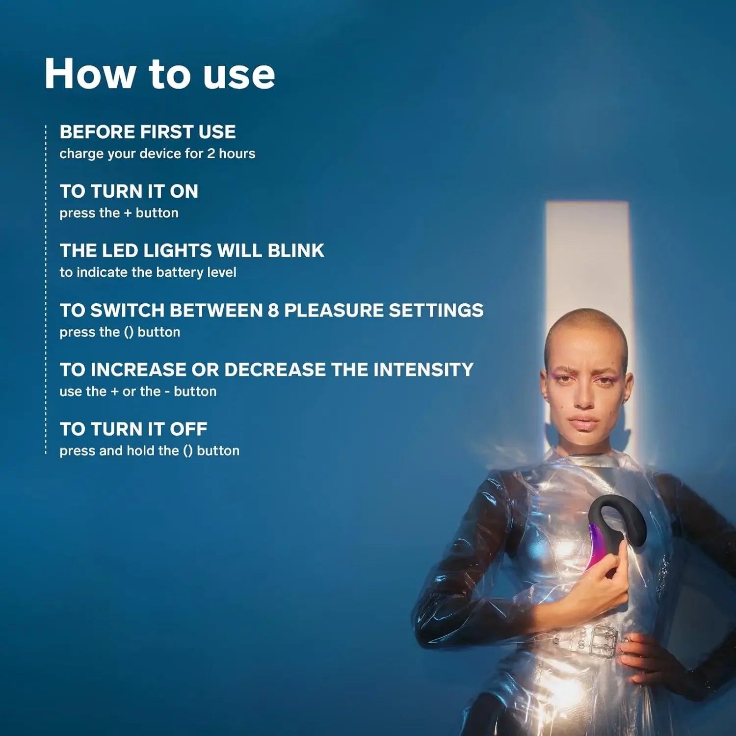 LELO ENIGMA Dual-action Sonic Stimulation Waterproof Sex Toy  Vibrator Rabbit and Clitoral Sucker with 8 Vibrating Patterns