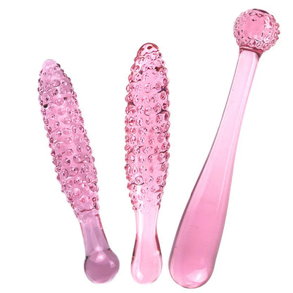 Adult Anal Sex Toys with Crystal Glass Dildo Beads G-Spot Butt Plug for Women Massager Vagina Stimulate Anue Phallus Collection