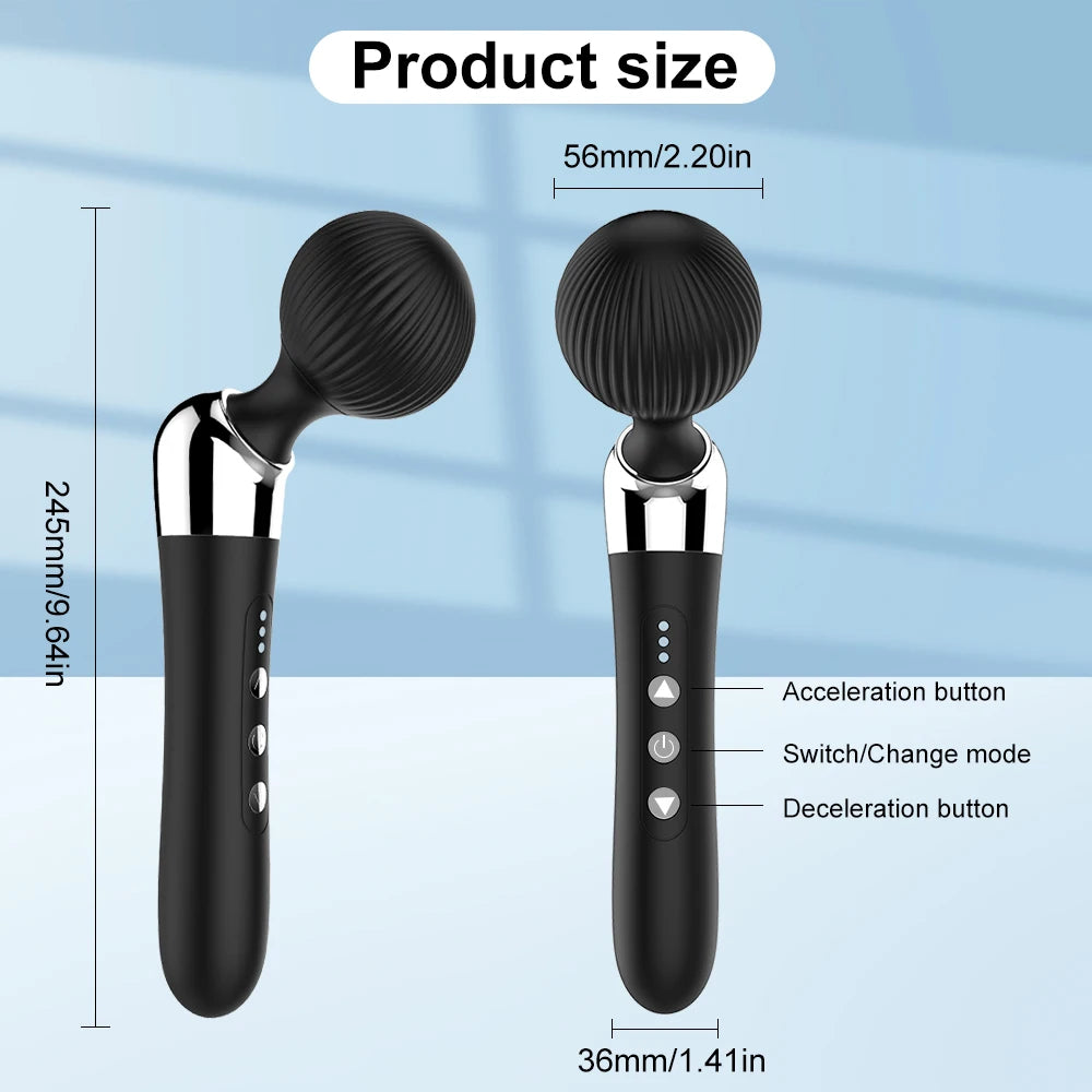 Masturbation Multifunctional Massage Vibrator Elbow- Av Stick Female Sex Machine  G-spot Clitoral Stimulator For Adults Sex Toy