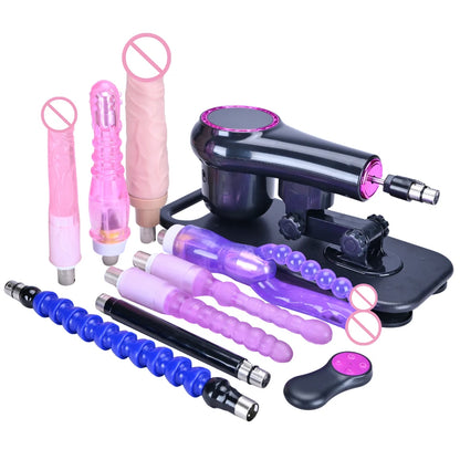 ROUGH BEAST Sex Machine for Woman and men Adjustable Masturbating Pumping with 3XLR Accessories Sex Gun Love Machine for Adult