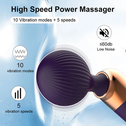 Masturbation Multifunctional Massage Vibrator Elbow- Av Stick Female Sex Machine  G-spot Clitoral Stimulator For Adults Sex Toy