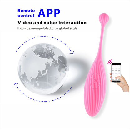 Pinksx Bluetooths Dildo Vibrator for Women Wireless APP Remote Control Jump Vibrating Egg Wifi Panties Toy for Sex Toys Couple