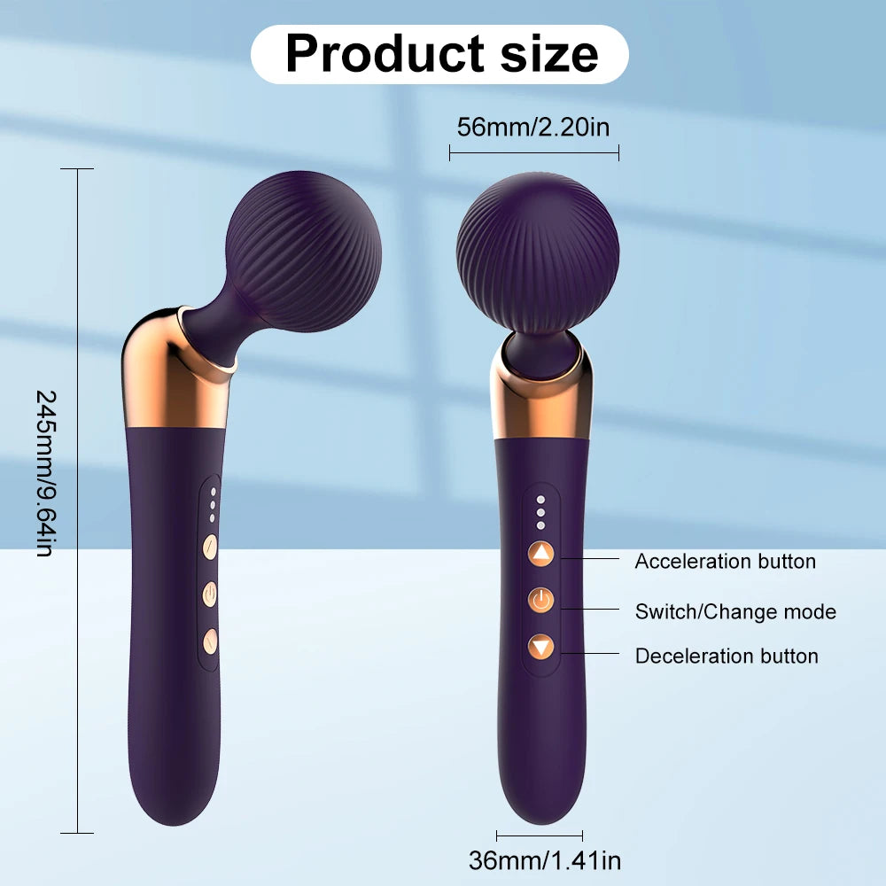 Masturbation Multifunctional Massage Vibrator Elbow- Av Stick Female Sex Machine  G-spot Clitoral Stimulator For Adults Sex Toy