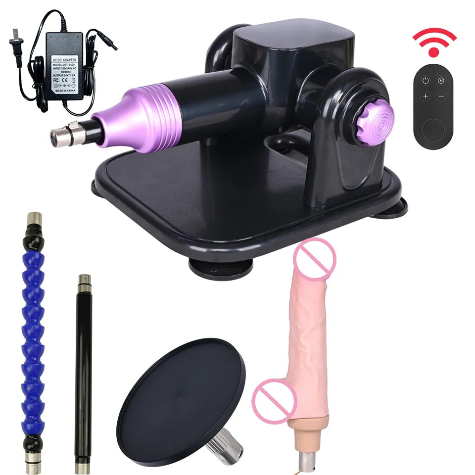 ROUGH BEAST A8 Automatic Adult Sex Machine, Stroke Masturbation Sex Toy, 3XLR Telescope Love Machine For Women And Men