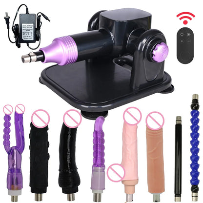 ROUGH BEAST A8 Automatic Adult Sex Machine, Stroke Masturbation Sex Toy, 3XLR Telescope Love Machine For Women And Men