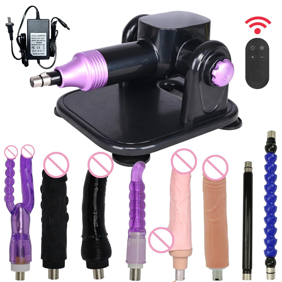 ROUGH BEAST A8 Automatic Adult Sex Machine, Stroke Masturbation Sex Toy, 3XLR Telescope Love Machine For Women And Men