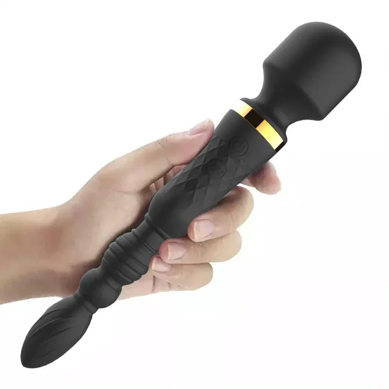 AV Wand Vibrator Handheld Cordless Massager Adult Female Couple Sex Toys Clitoral Stimulation 10 Vibration Modes Rechargeable 18