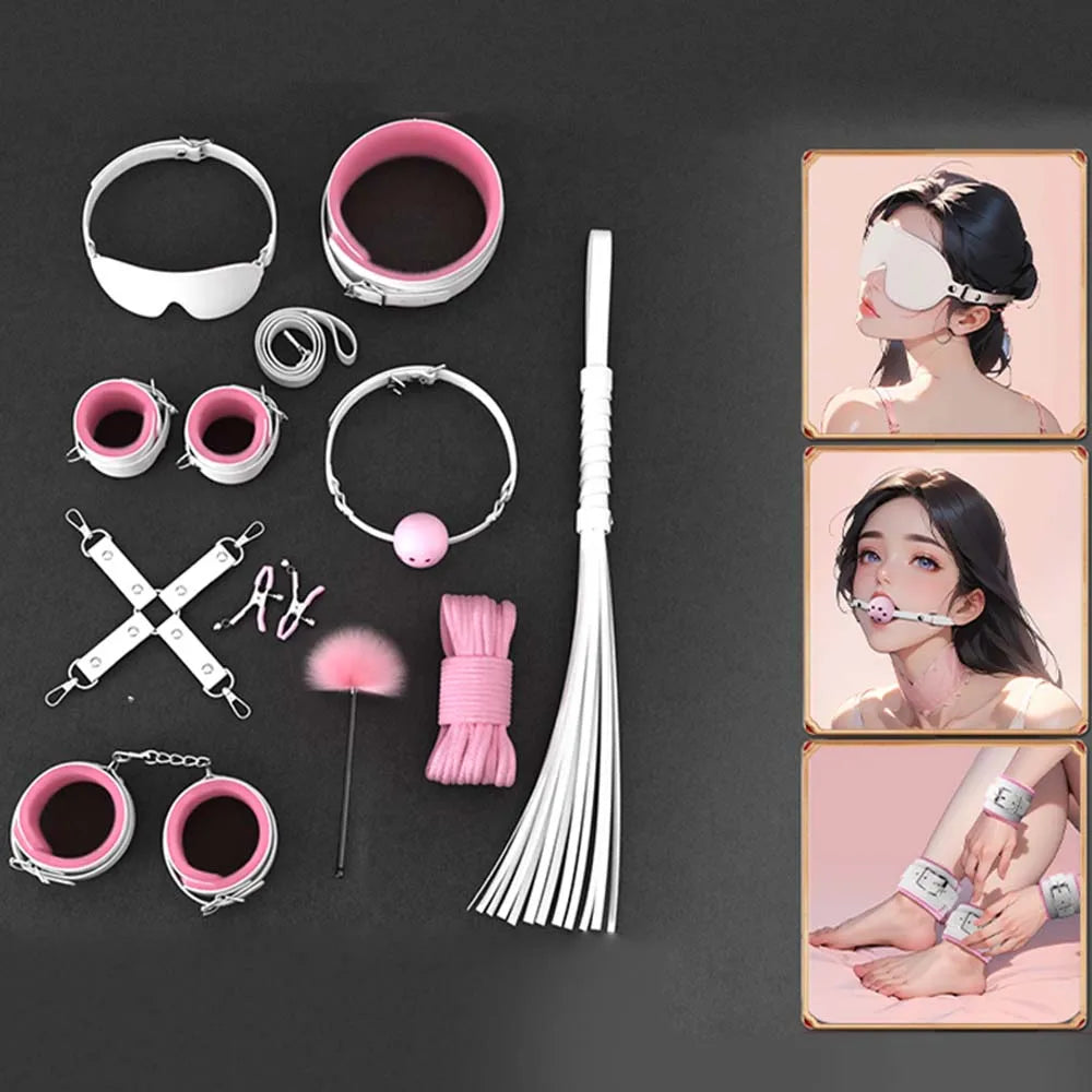Sex toys for Women BDSM Sexual Couples Kit Erotic Accessories Handcuffs for Session Anal Plug Sex Game Adult Sexy Toys Sexyshop