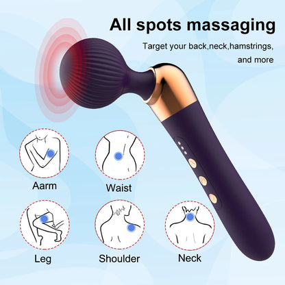 Masturbation Multifunctional Massage Vibrator Elbow- Av Stick Female Sex Machine  G-spot Clitoral Stimulator For Adults Sex Toy