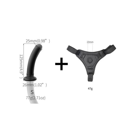 Adult Supplies Sex Toy Wearable Dildo Realistic Sex Toy For Lesbian Women Couples Dildo Strap On Penis Suction Cup Anal Plug