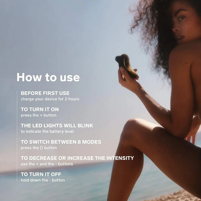 LELO SONA Sonic Massager, Waterproof Clit Sucker, Rechargeable Pulsating Vibrator for Women, Suction Vibrator Adult Sex Toy