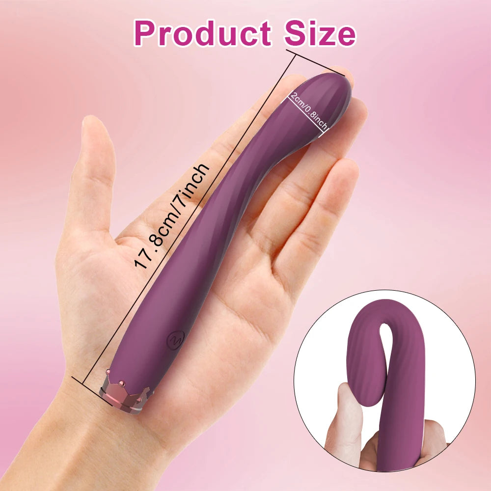 Beginner Vagina Vibrator for Women Clitoris Nipples Stimulator Clit G-Spot Vibrator Female Masturbator Sex Toy for Women