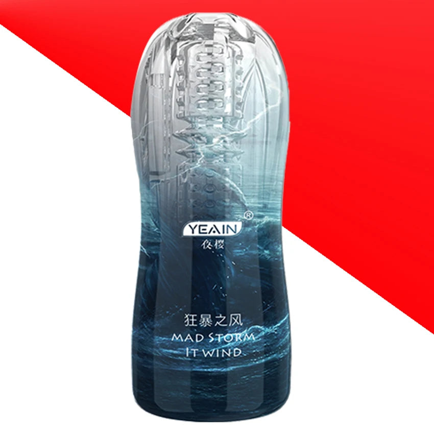 Male Masturbator Cup Soft Pussy Sex Toys Transparent Vagina Adult Endurance Exercise Sex Products Vacuum Pocket Cup for Men 18