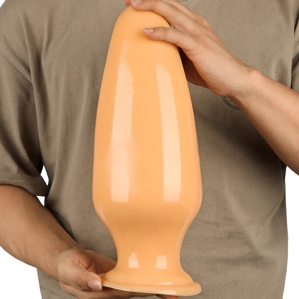 30.5*11.5cm Giant Dilator Anal Plug Dildo Masturbator Fisting Big Dick Black Penis Sex Toy Slave Femdom PVC