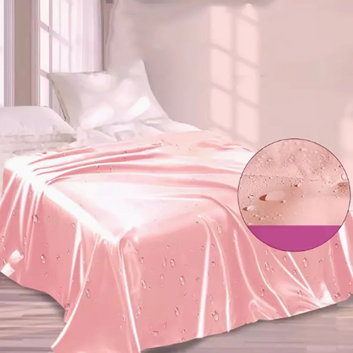 Lubricant Resist Sex Sheet BDSM Oil Massage Bondage Waterproof Adult Sex Bed Sheets SM Slave Games Wax Wet Play Mattress 2.2X2M
