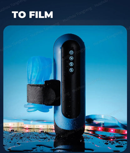 Automatic Male Masturbator Cup with Handle and Cell Phone Holder Penis Pump Sex Machine Stroker Adult Male Sex Toys For Men
