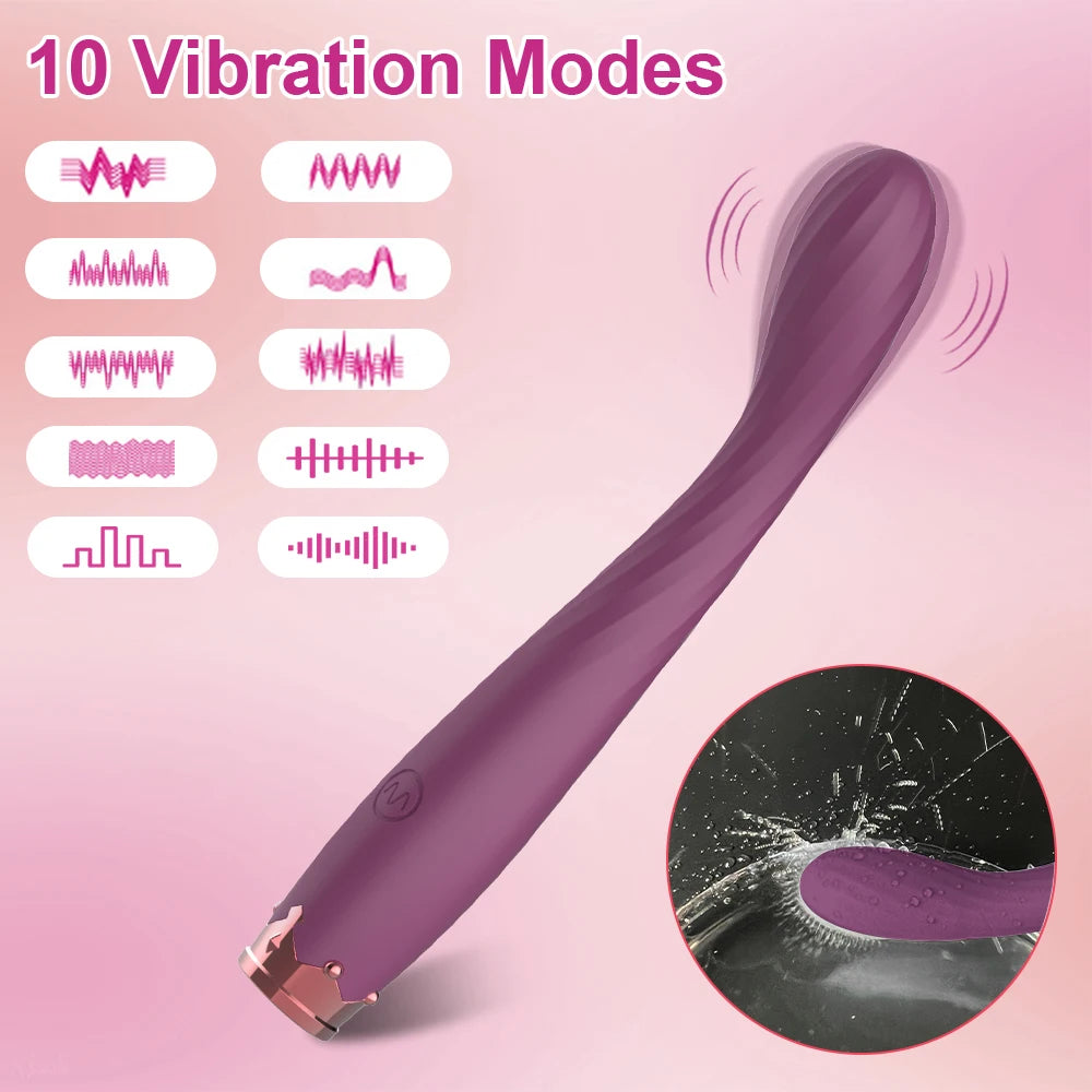 Beginner Vagina Vibrator for Women Clitoris Nipples Stimulator Clit G-Spot Vibrator Female Masturbator Sex Toy for Women