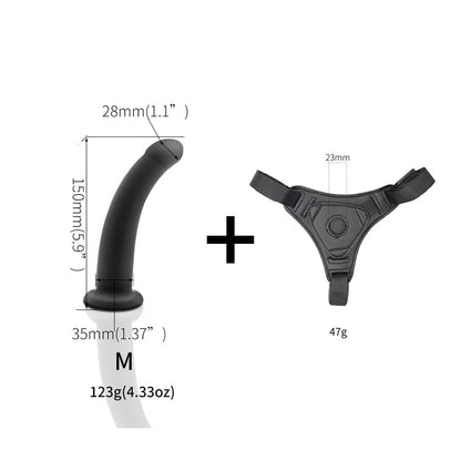Adult Supplies Sex Toy Wearable Dildo Realistic Sex Toy For Lesbian Women Couples Dildo Strap On Penis Suction Cup Anal Plug