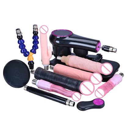 ROUGH BEAST Sex Machine for Woman and men Adjustable Masturbating Pumping with 3XLR Accessories Sex Gun Love Machine for Adult