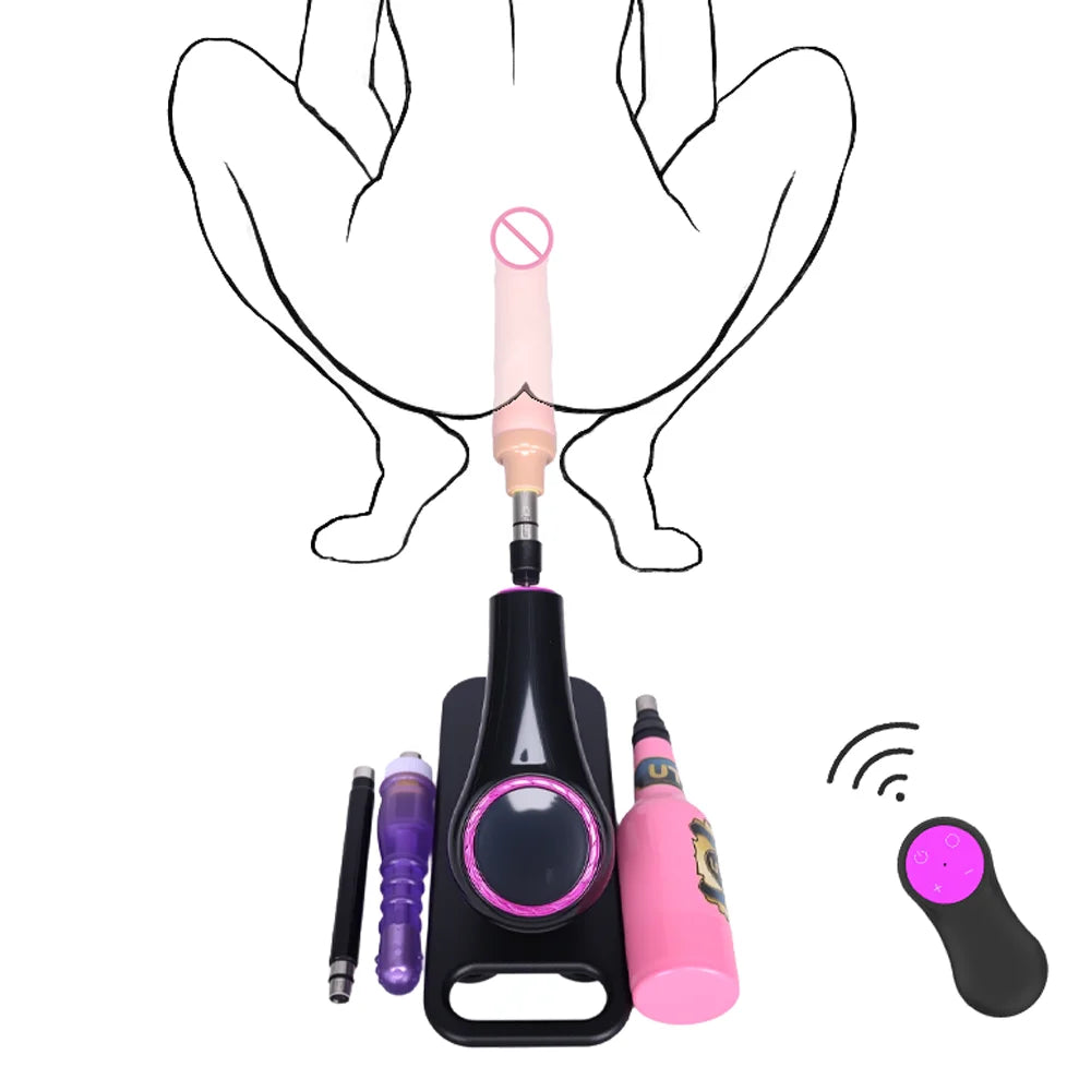 ROUGH BEAST Automatic Sex Machine for Women Remote Control Masturbation Machine Gun Love Machine for Adult Sex Toys