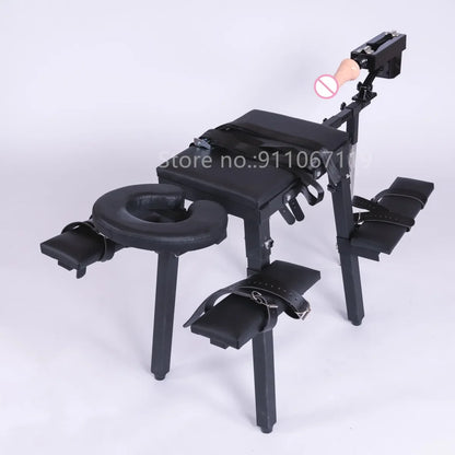 Couples Kneeling Love Chair Furniture Masturbation Machine Vibrators BDSM Bondage Handcuffs Sex Toys For Women Men Adult Games