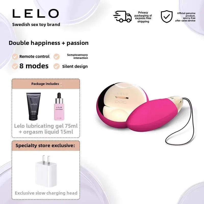 Lelo lyla2 wireless remote control clitoral stimulation waterproof pluggable sex vibrating egg female masturbator