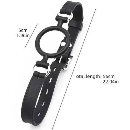 3 Sizes Soft Safety Silicone Open Mouth Gag Ball Bdsm Bondage Slave Ball Gag Erotic Sex Toys For Woman Couples Adult Sex Games