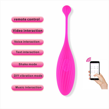 Pinksx Bluetooths Dildo Vibrator for Women Wireless APP Remote Control Jump Vibrating Egg Wifi Panties Toy for Sex Toys Couple