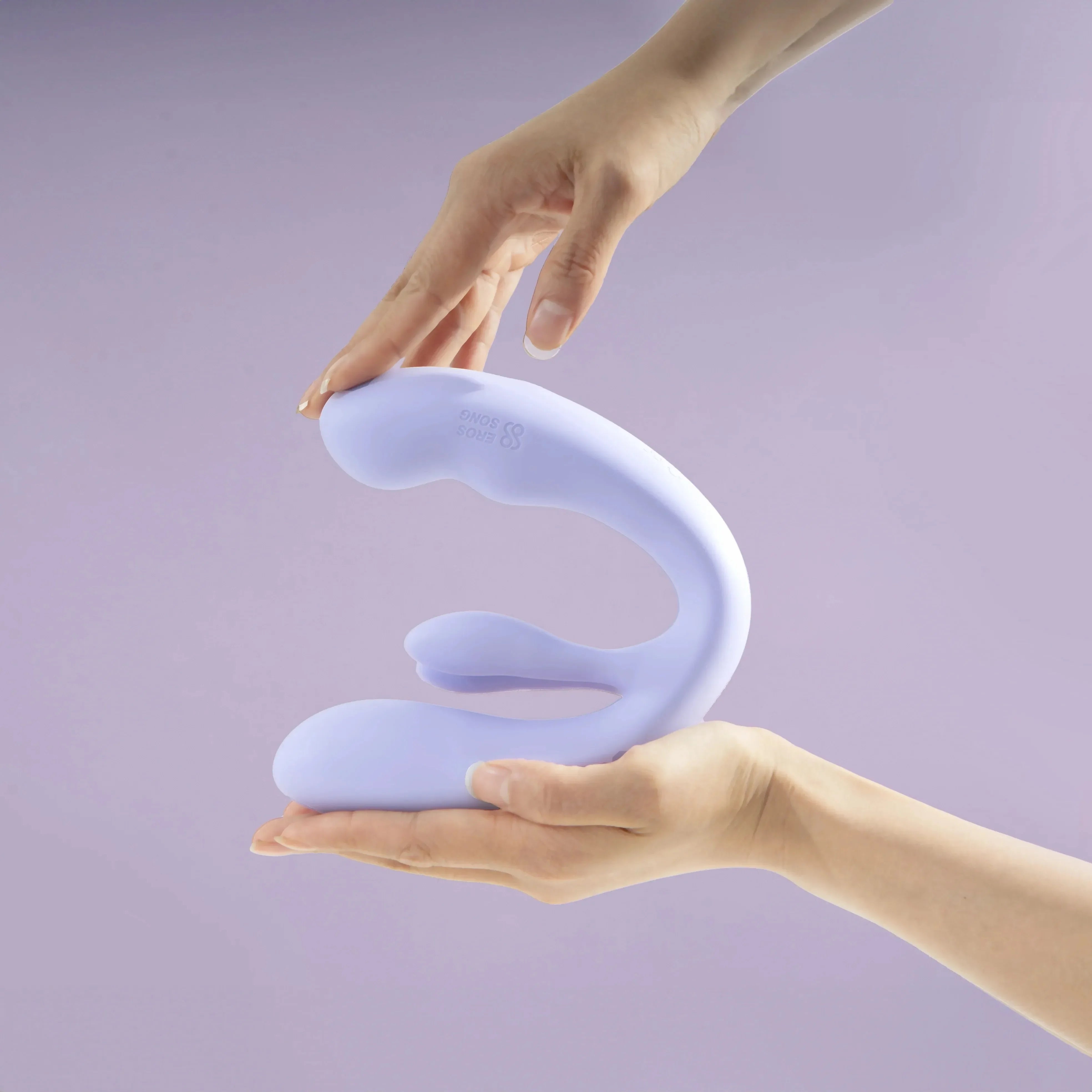 Doupeak Double Penetration Vibrator for Lesbian Couples, Female G-spot Internal Clitoris Stimulator Double Dildo, Adult Sex Toys