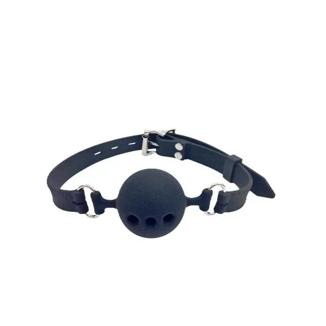 Silicone Mouth Gag Oral Sex Bondage Mouth Ball Plug Dildo Gag Adult Restraint BDSM Sex Toys Drop Shipping