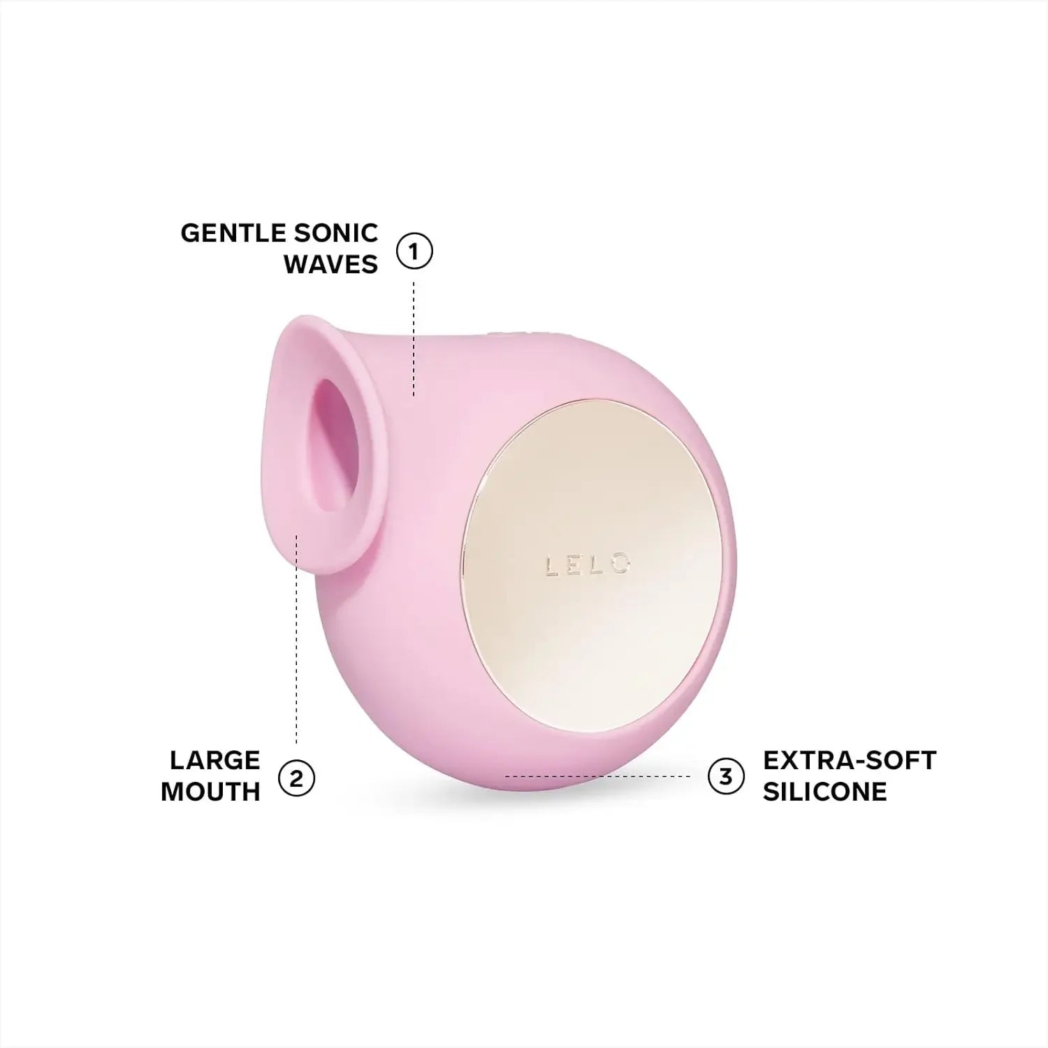 LELO SILA Sonic Clit Sucker, Waterproof Vibrator for Women, Adult Toys Vibrators Sex Toys with Gentle External Stimulation