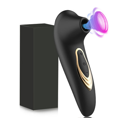Powerful Suction Cup Clitoral Sucking Vibrator Clitoral Nipple Oral Vacuum Stimulating Massager for Female Masturbation Sex Toy